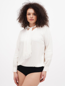 Блуза Sassofono модель A271-SF-1865_белый Фото