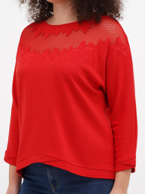 Блуза Sassofono модель A271-SC-3522_краный Блуза Sassofono модель A271-SC-3522_краный Фото