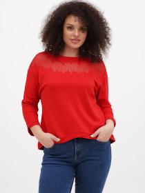 Блуза Sassofono модель A271-SC-3522_краный Блуза Sassofono модель A271-SC-3522_краный Фото