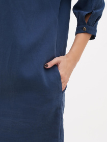 Сукня міні Sassofono модель A271-SC-3505_синий Сукня міні Sassofono модель A271-SC-3505_синий Фото