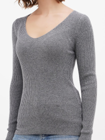 Джемпер Sassofono модель A271-SC-3614_серый Фото