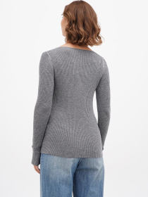 Джемпер Sassofono модель A271-SC-3614_серый Фото