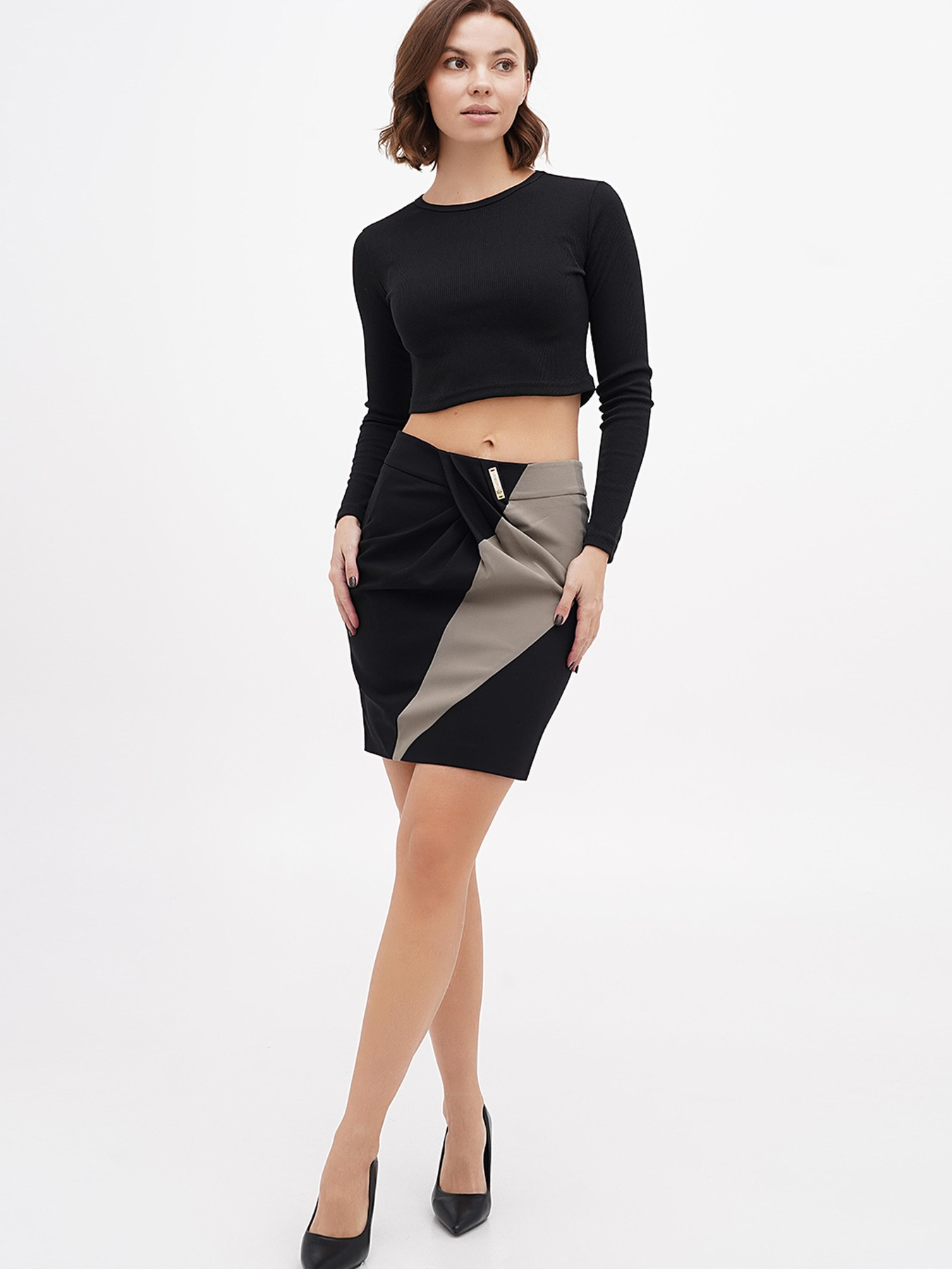 Юбка мини Sassofono модель A271-SF-2333 Фото