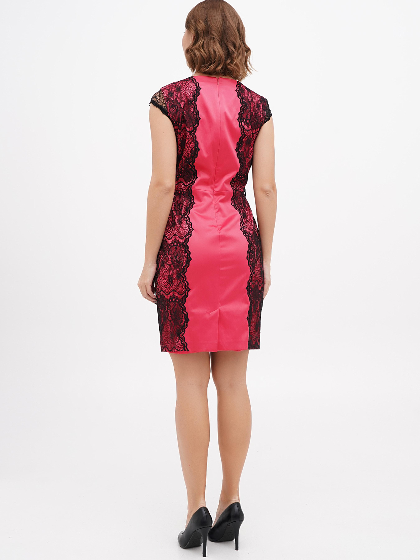 Сукня міні Sassofono модель A271-SC-2449_красный Фото