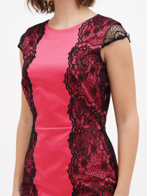 Сукня міні Sassofono модель A271-SC-2449_красный Фото