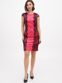 Платье мини Sassofono модель A271-SC-2449_красный Фото