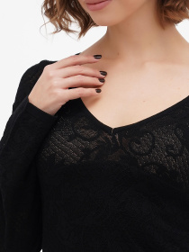 Сукня міді Sassofono модель A271-SF-2546_черный Фото