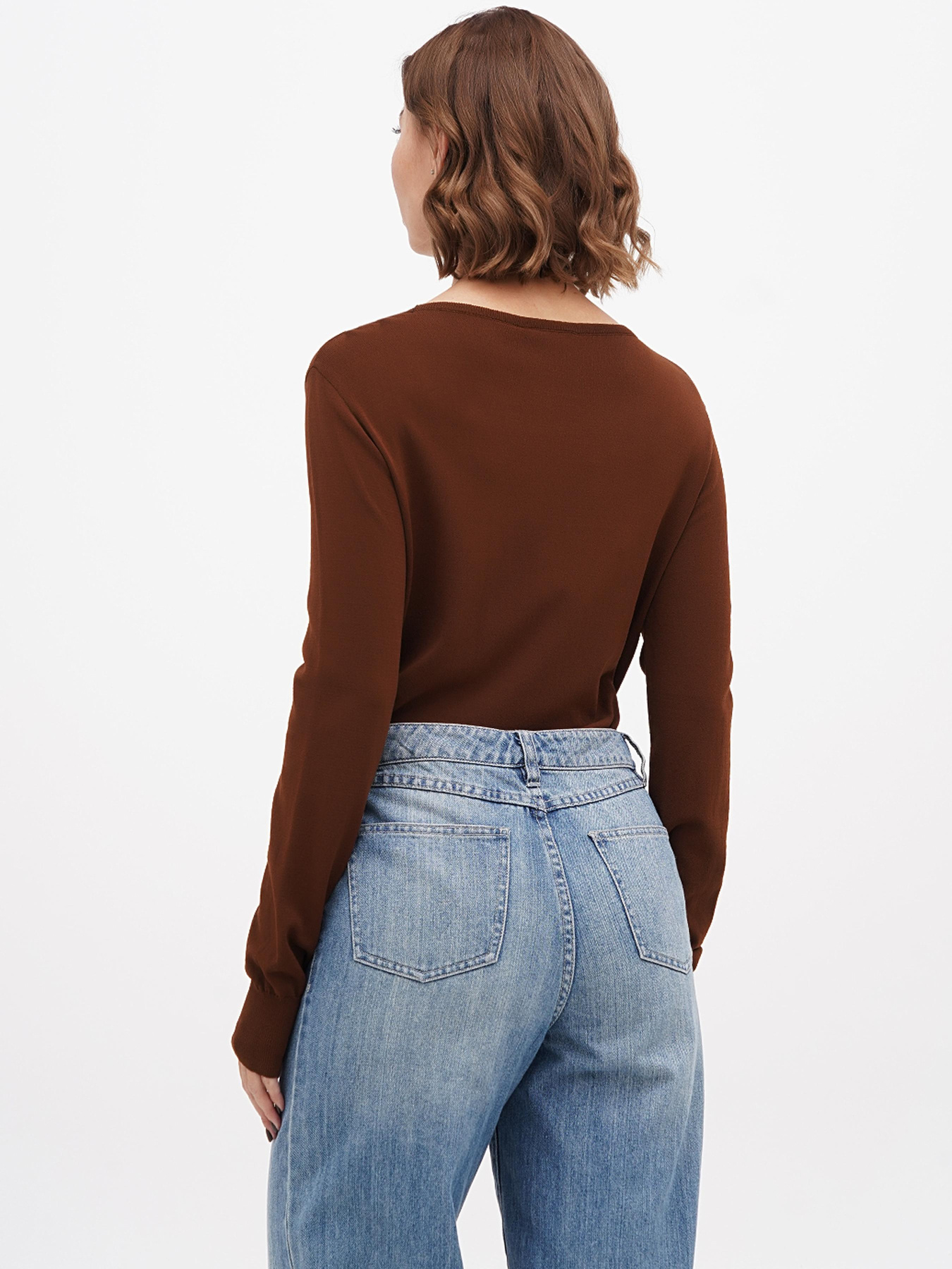 Боди Sassofono модель A271-SF-3590_бордовый Фото