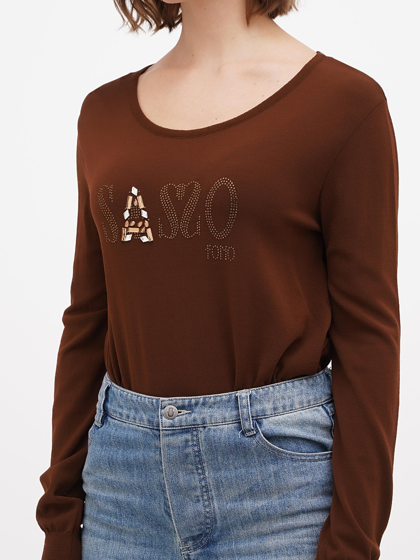 Боди Sassofono модель A271-SF-3590_бордовый Фото