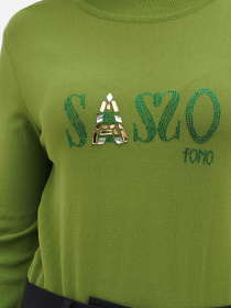 Боди Sassofono модель A271-SF-3592_зеленый Фото