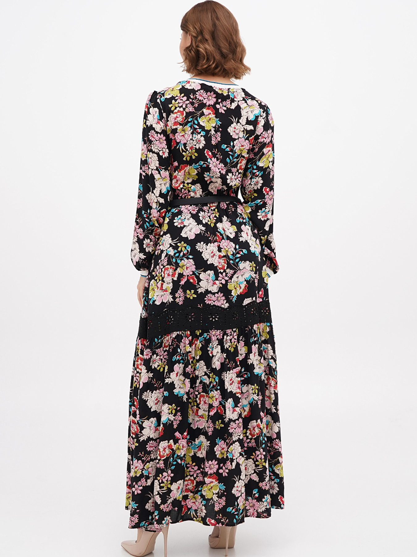 Платье макси Sassofono модель A271-SF-3771 Фото