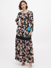 Платье макси Sassofono модель A271-SF-3771 Фото