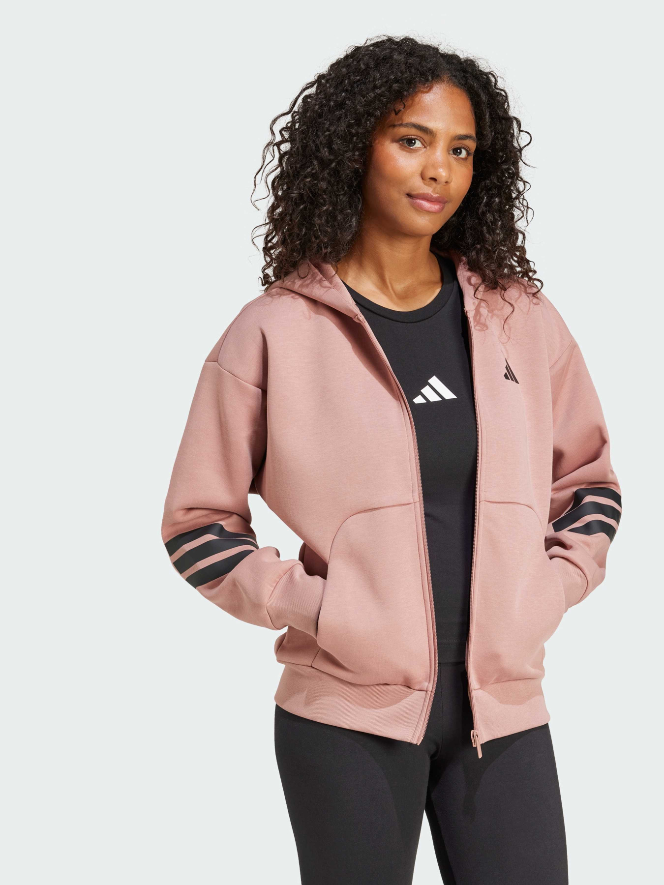 Кофта Adidas 3 Stripes модель JE0177 Фото