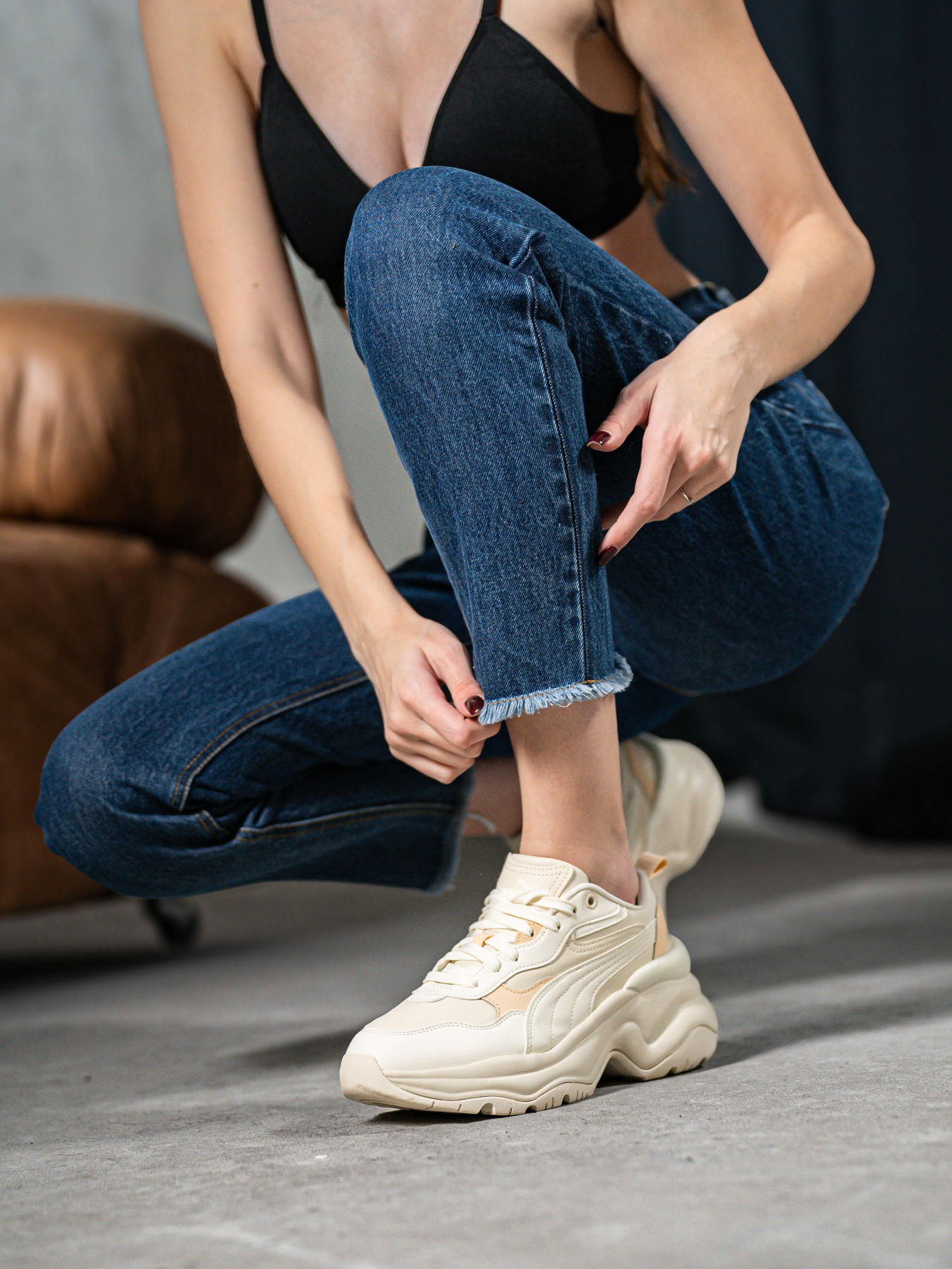 Джинсы мом TeamV модель 173-3 Фото