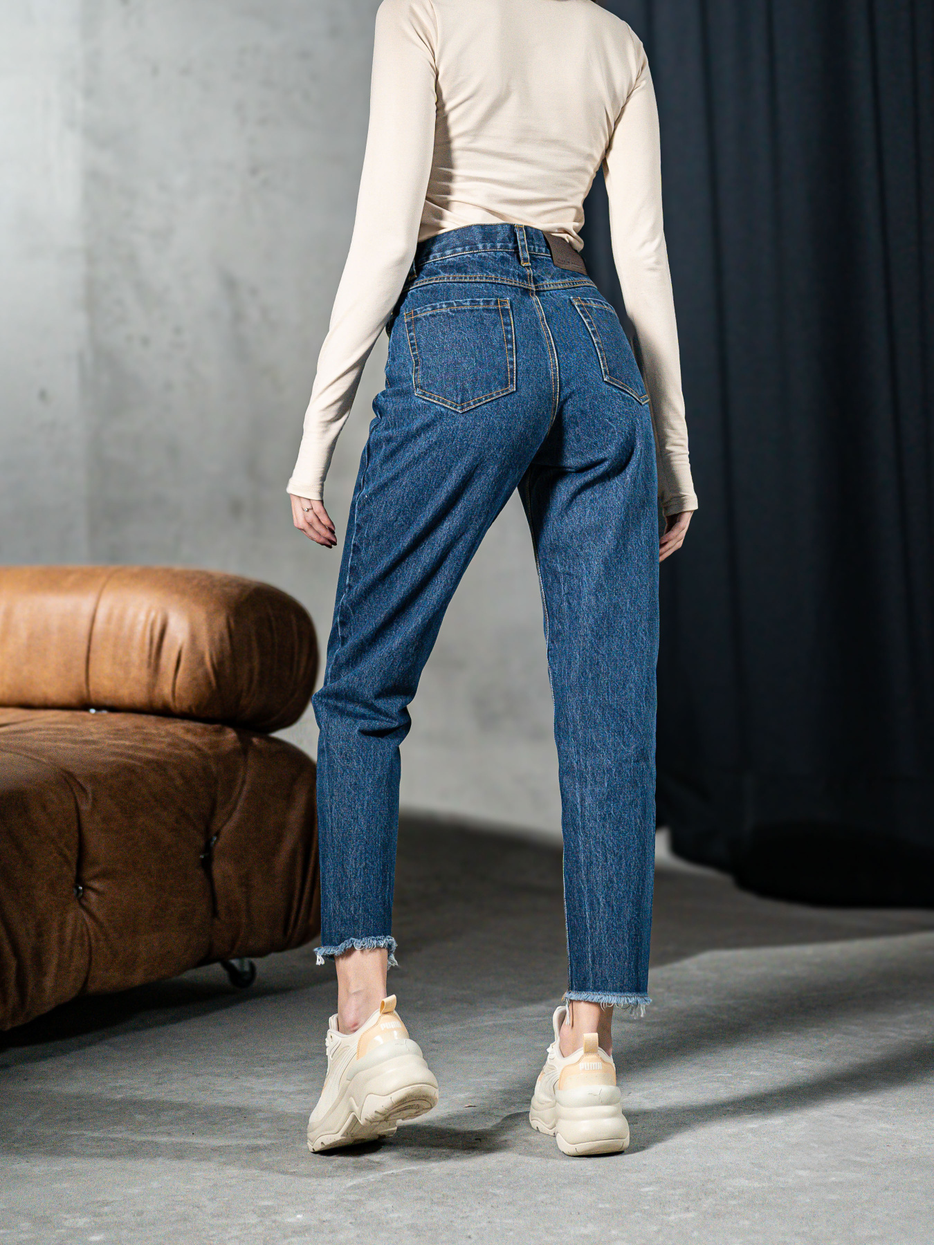 Джинсы мом TeamV модель 173-3 Джинсы мом TeamV модель 173-3 Фото