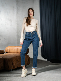 Джинсы мом TeamV модель 173-3 Джинсы мом TeamV модель 173-3 Фото