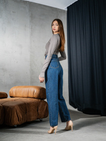 Прямі джинси TeamV модель 174-3 Фото