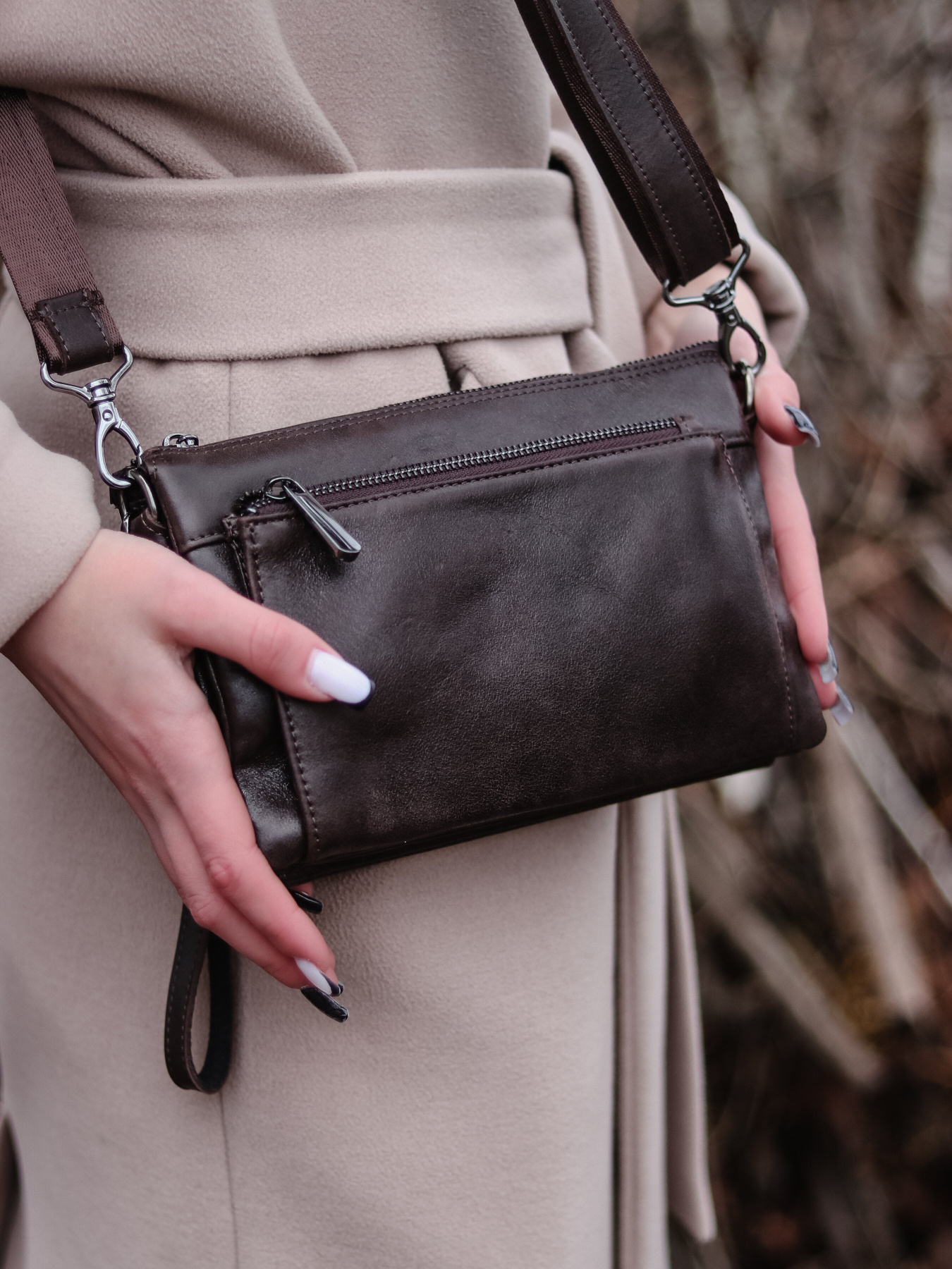 Клатч Legessy модель KR_137_COFFEE Фото