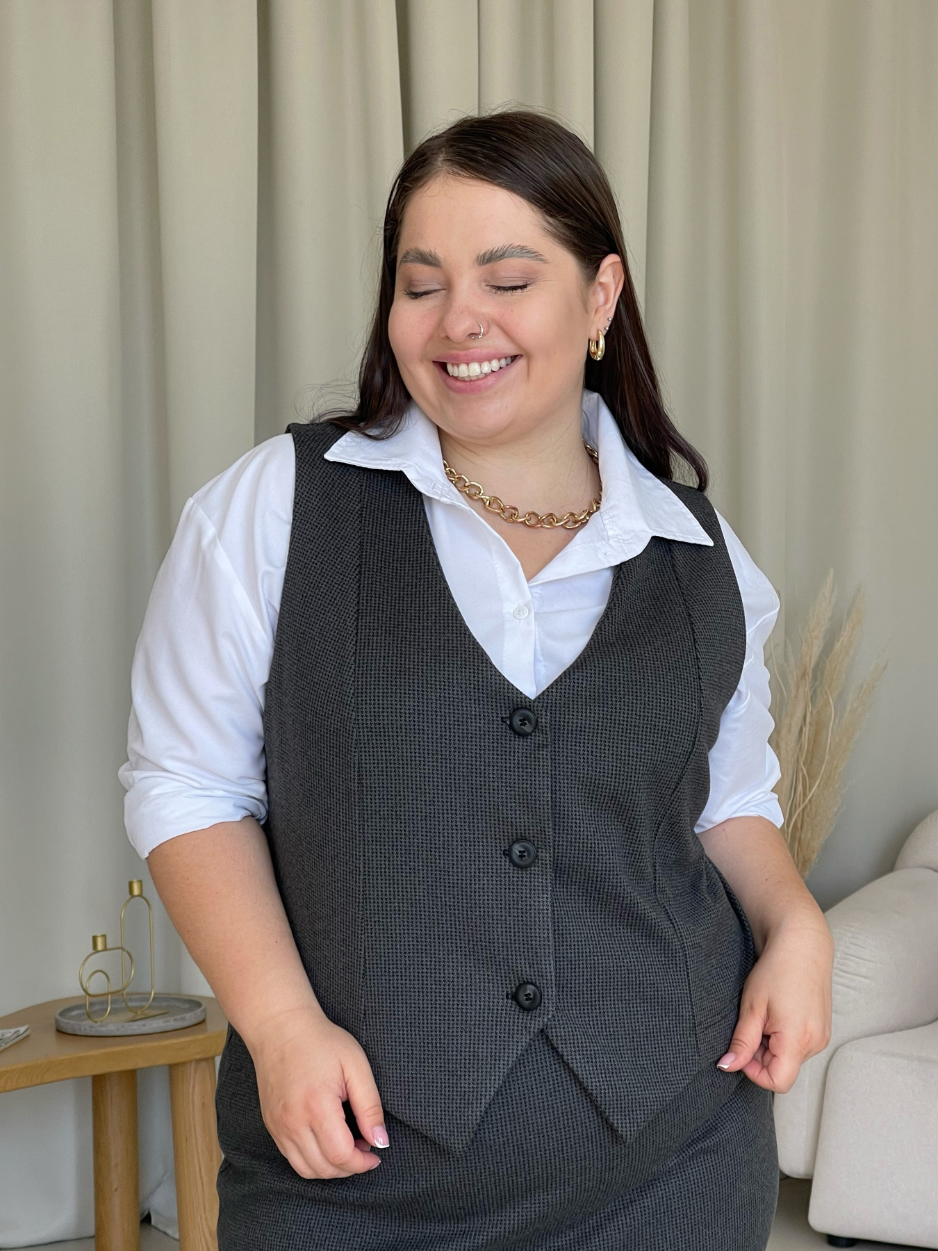 Класичний жилет Merlini модель 120001241 Фото