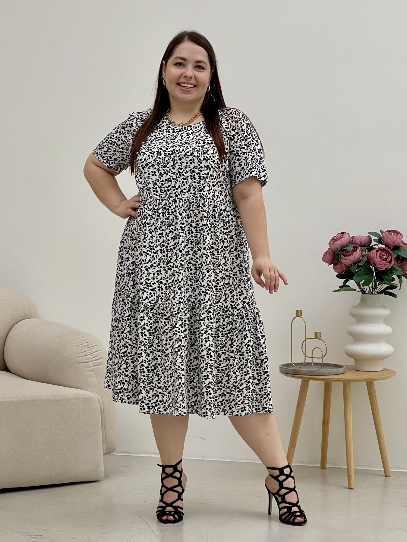 Сукня міді Merlini модель 700001264 Фото