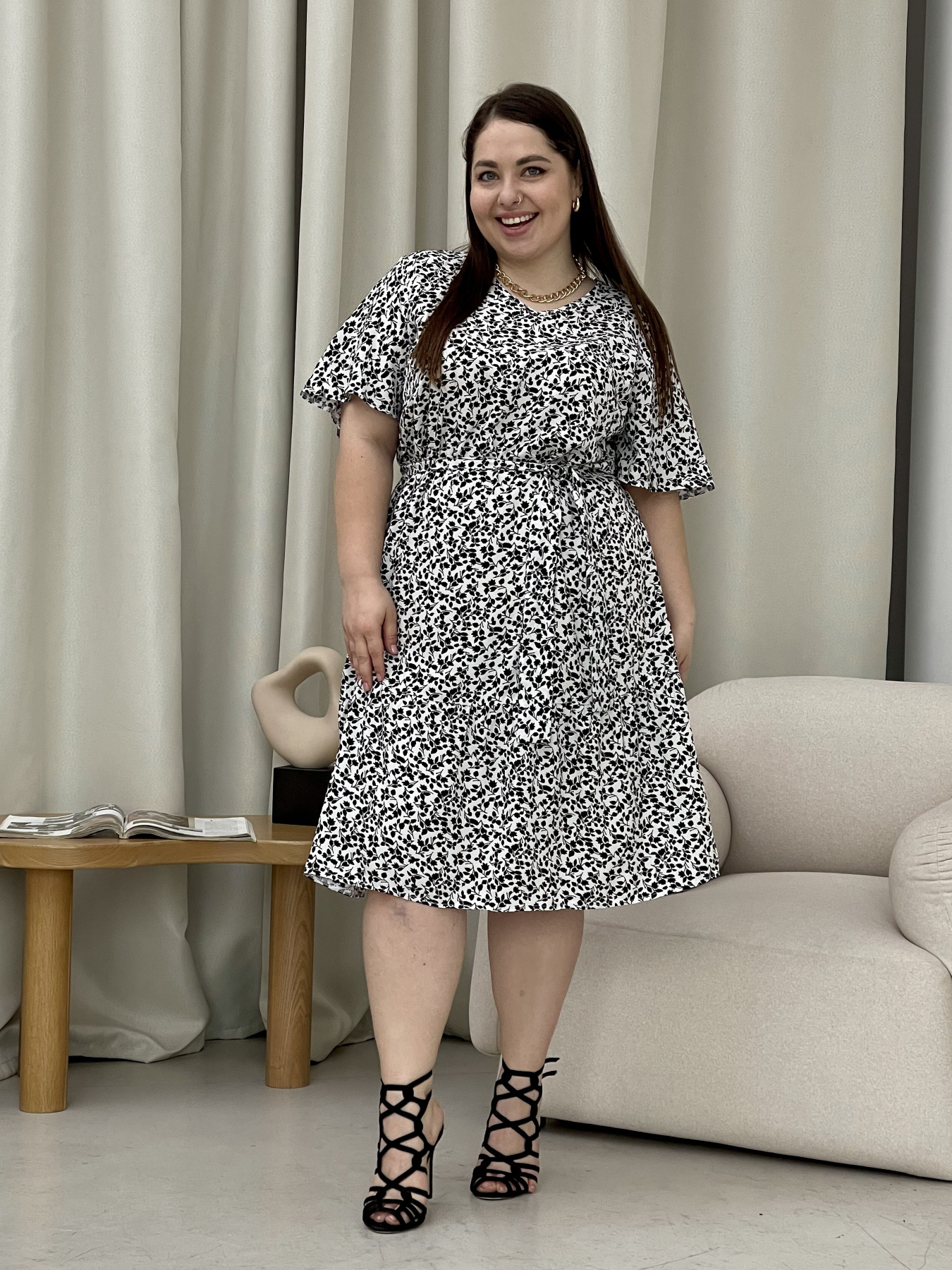 Сукня міді Merlini модель 700001284 Фото