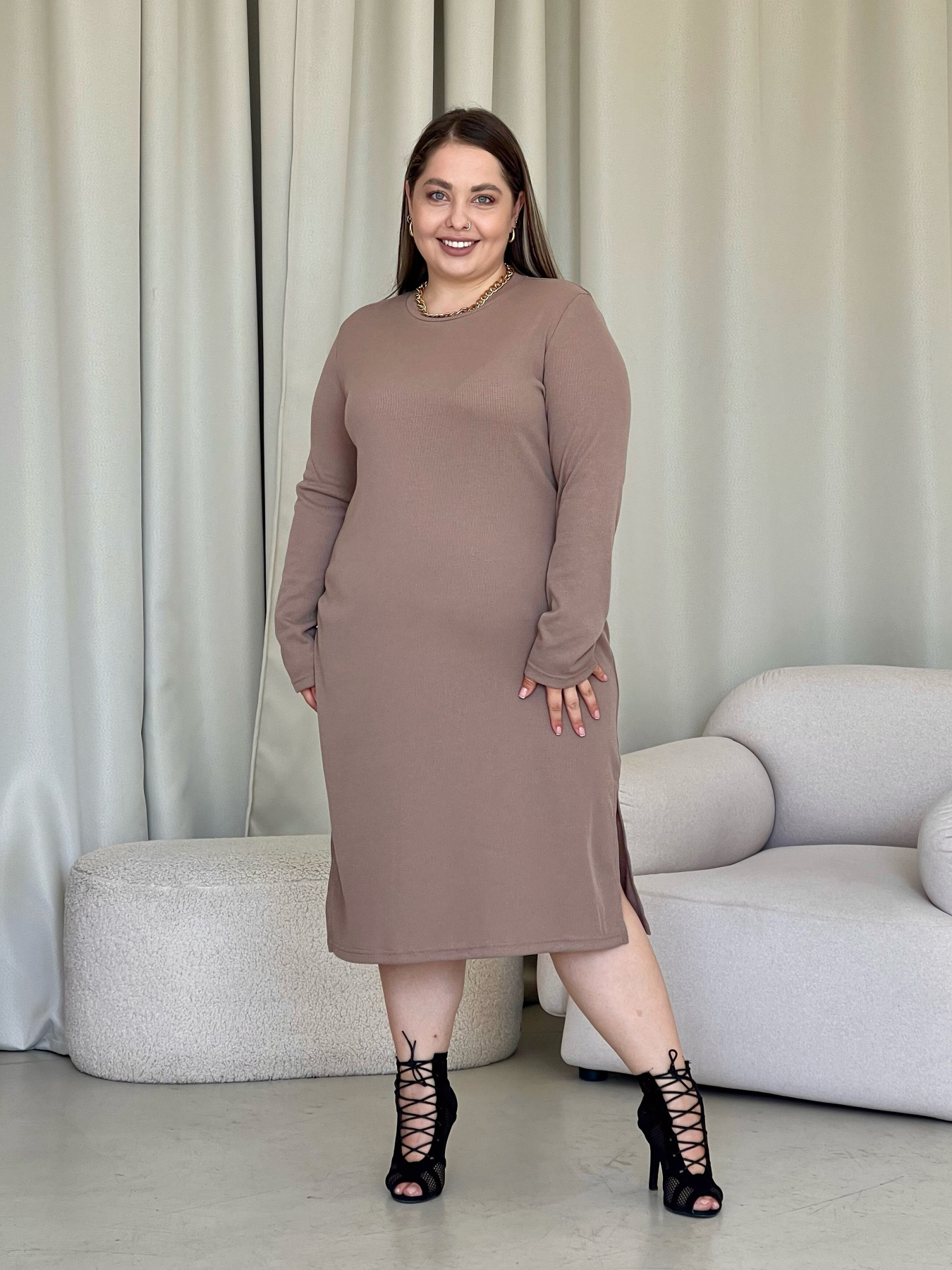 Сукня міді Merlini модель 700001364 Фото