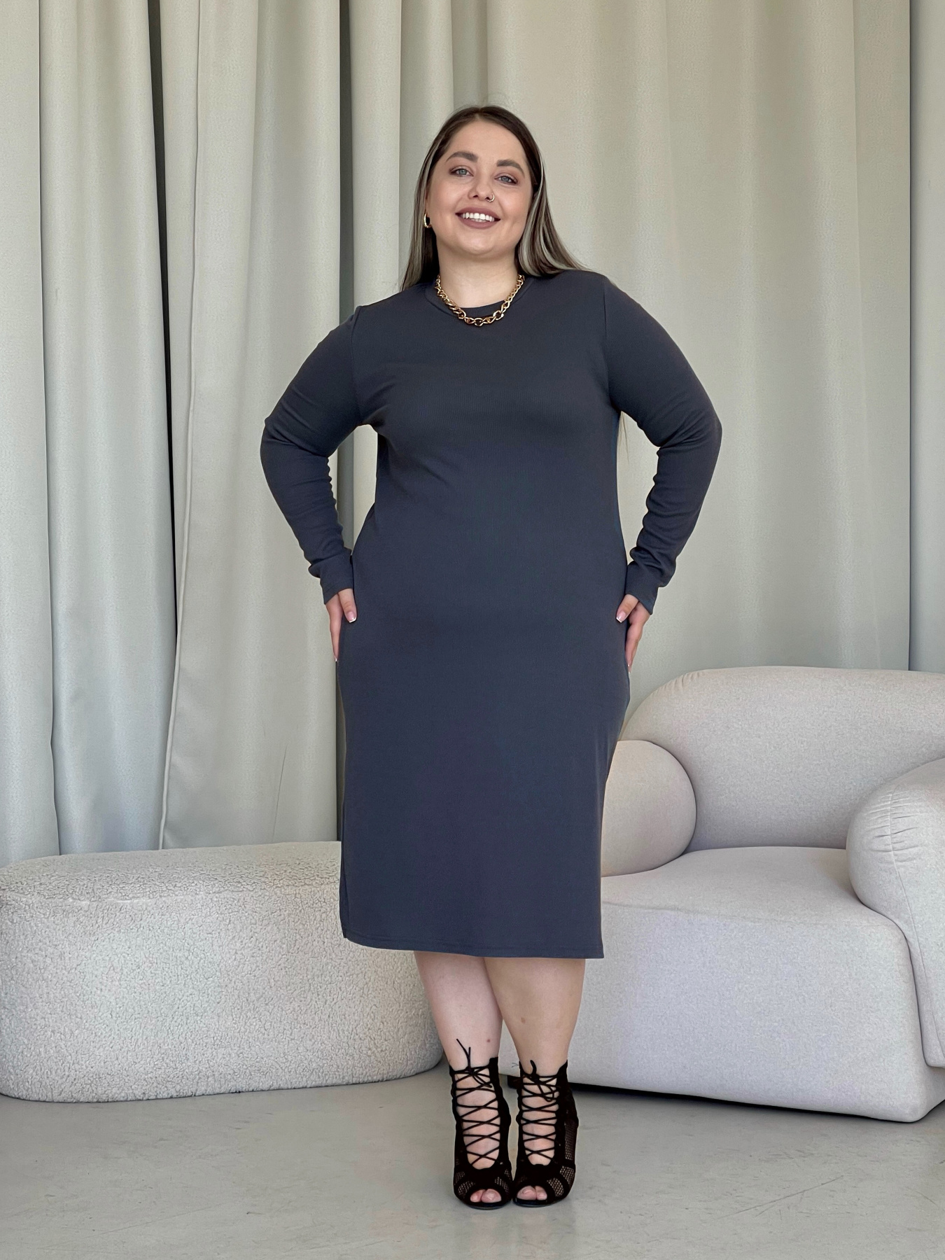 Платье миди Merlini модель 700001370 Фото