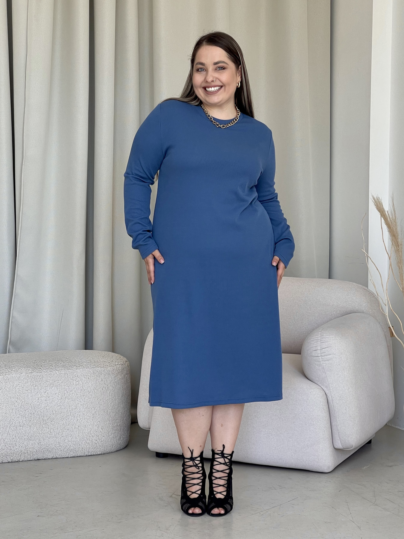 Сукня міді Merlini модель 700001371 Фото