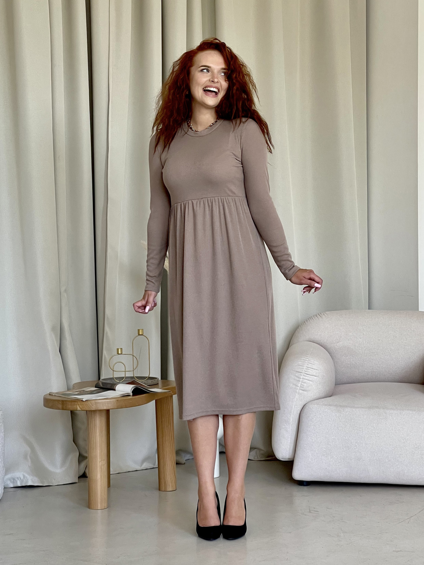 Сукня міді Merlini модель 700001384 Фото