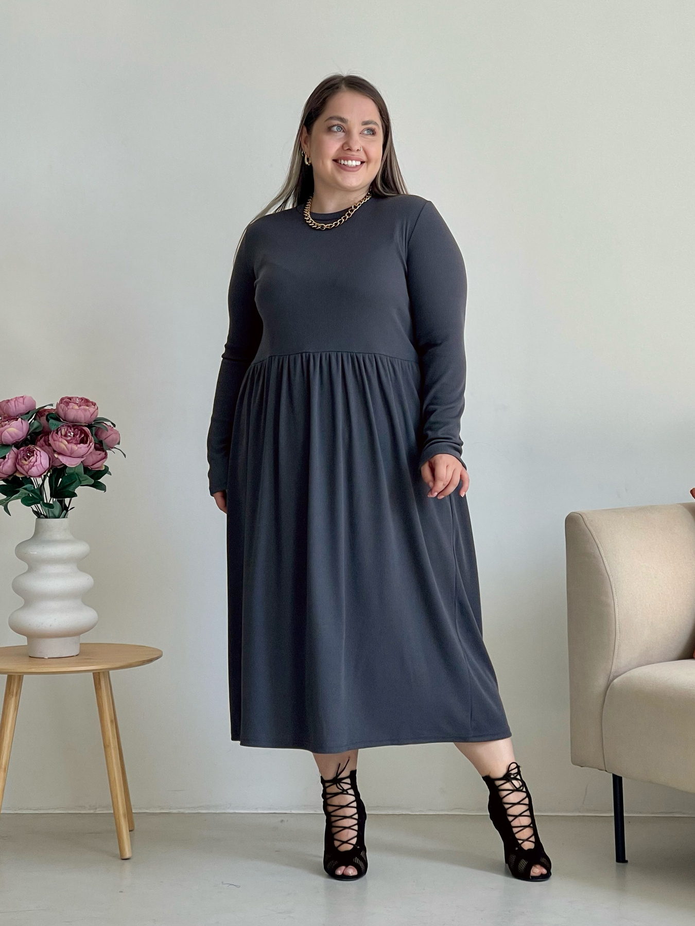 Платье миди Merlini модель 700001390 Фото