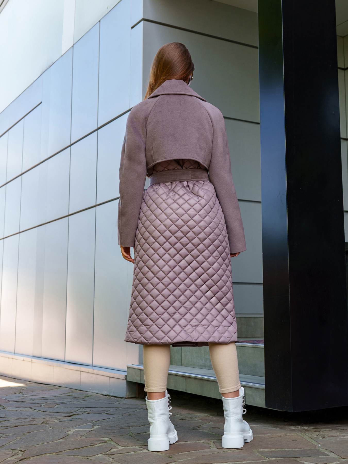 Пальто з утеплювачем MilaNova модель Пальто ПВ-305 капучино Фото