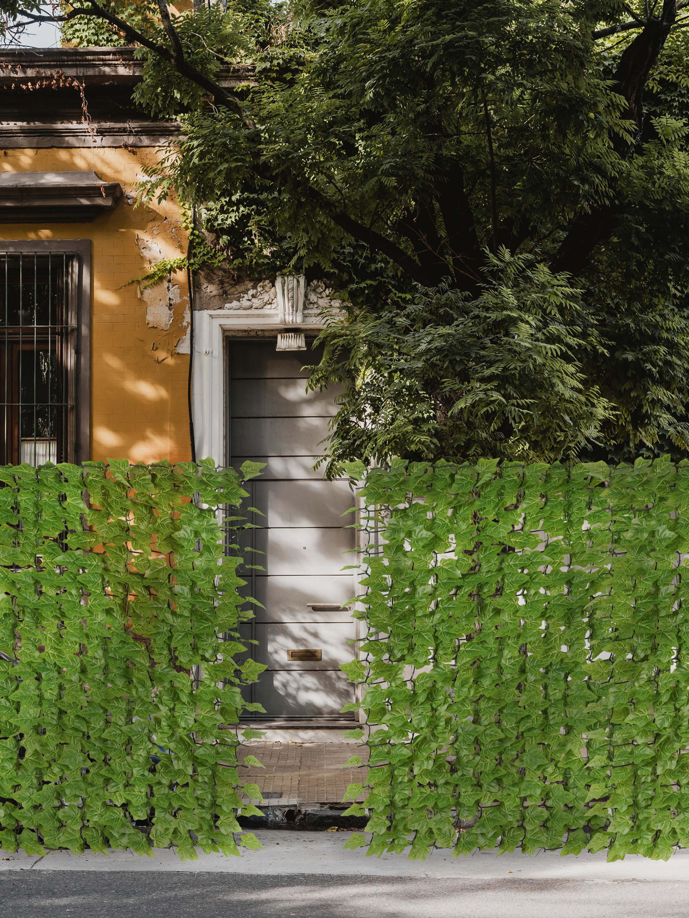 Декоративное зеленое покрытие-фитостена "Яркие листья" Engard модель GC-09 Фото