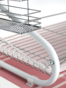 Сушка подвійна з піддоном настільна Lemax модель LF-505WHT Фото