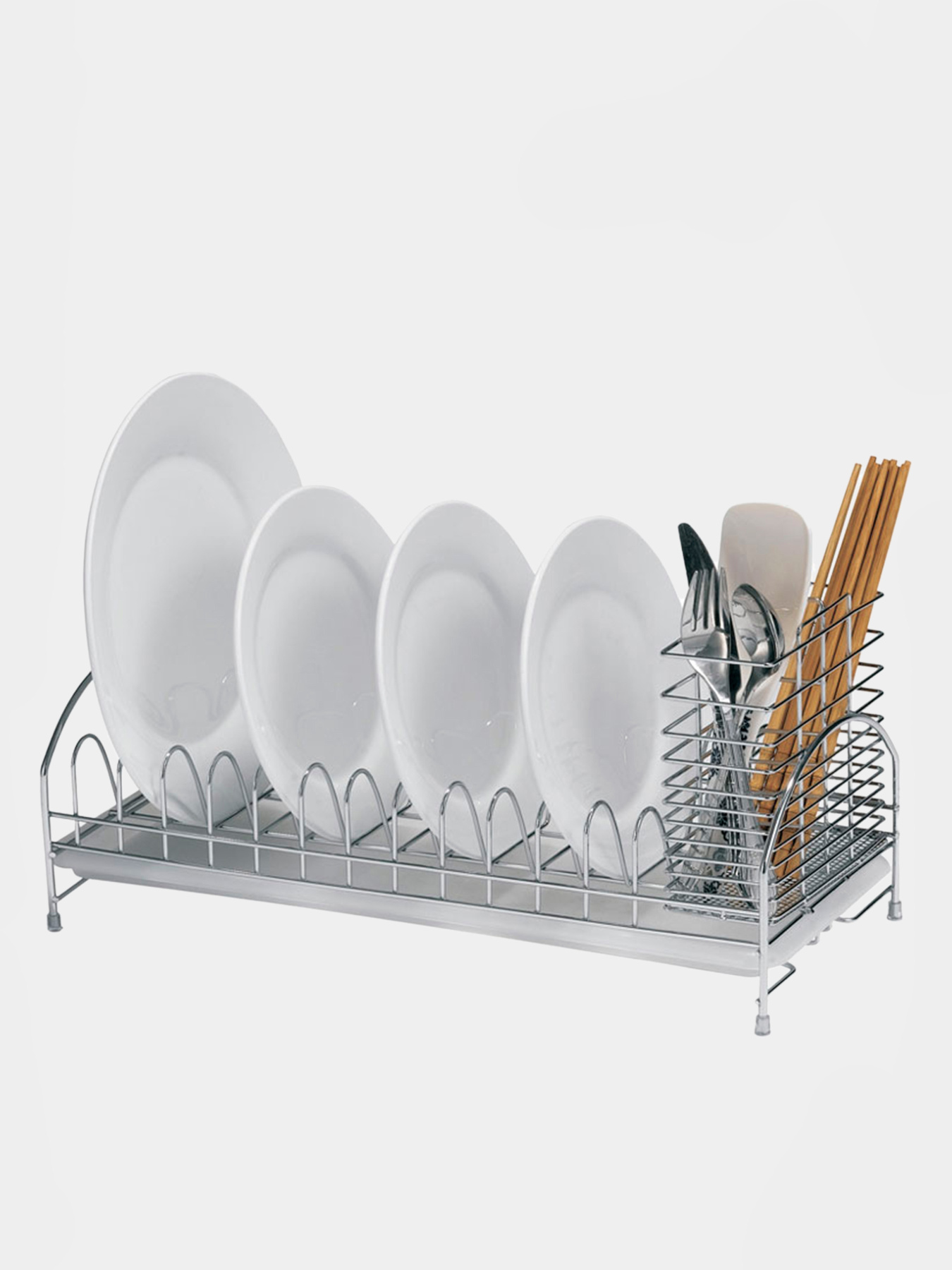 Сушка для посуды с держателем приборов настольная Lemax модель LF-514 Фото