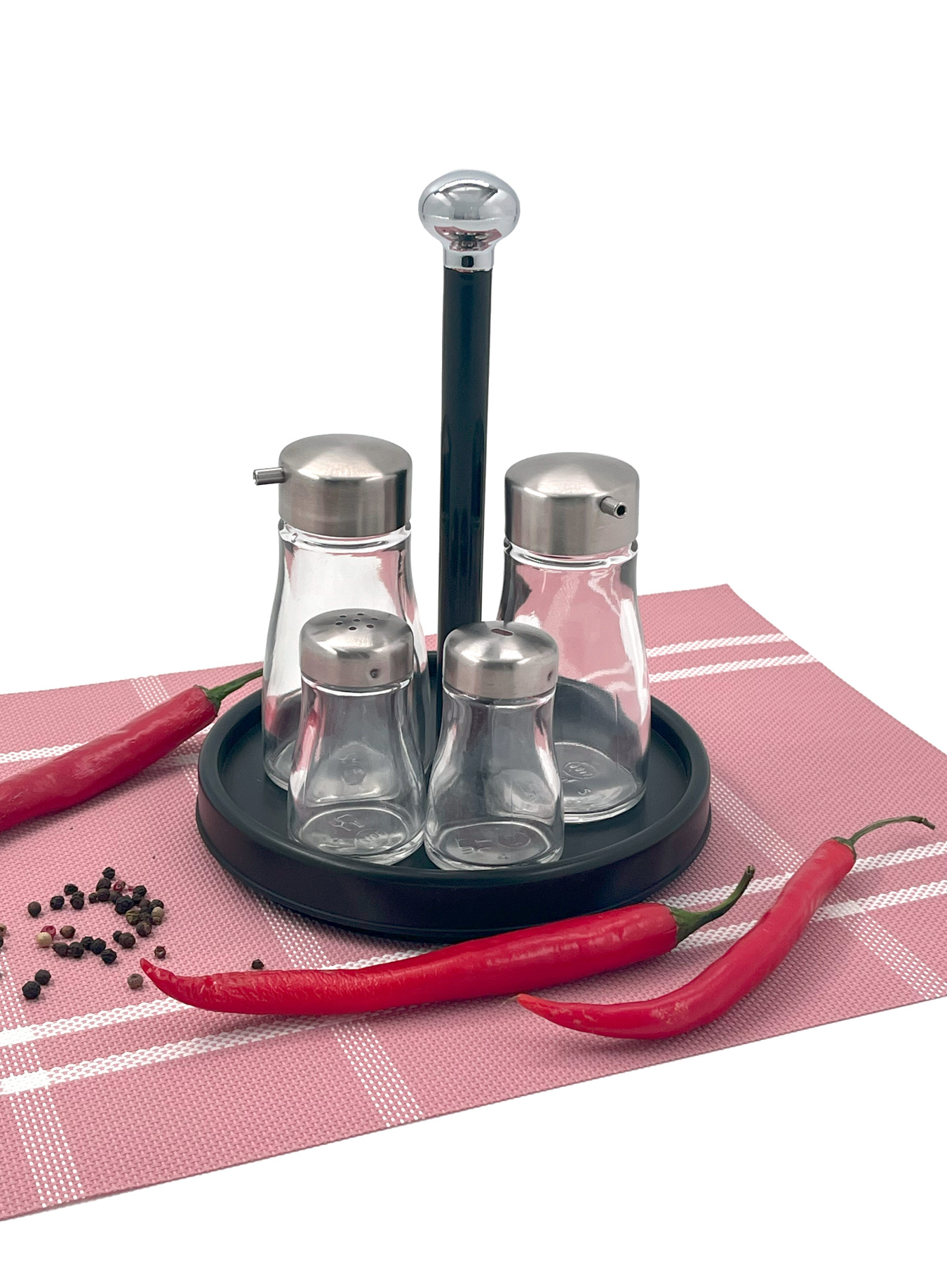 Набір ємностей для спецій і соусів Lemax модель LF-58050 Фото