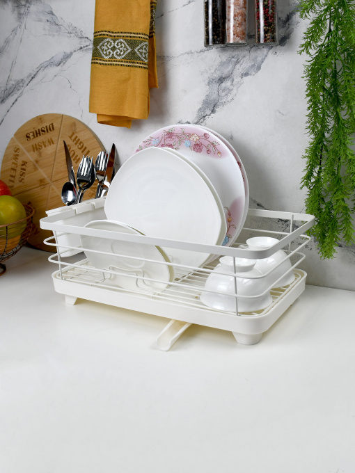 Сушка для посуды с держателем для приборов Lemax модель LF-634 Фото