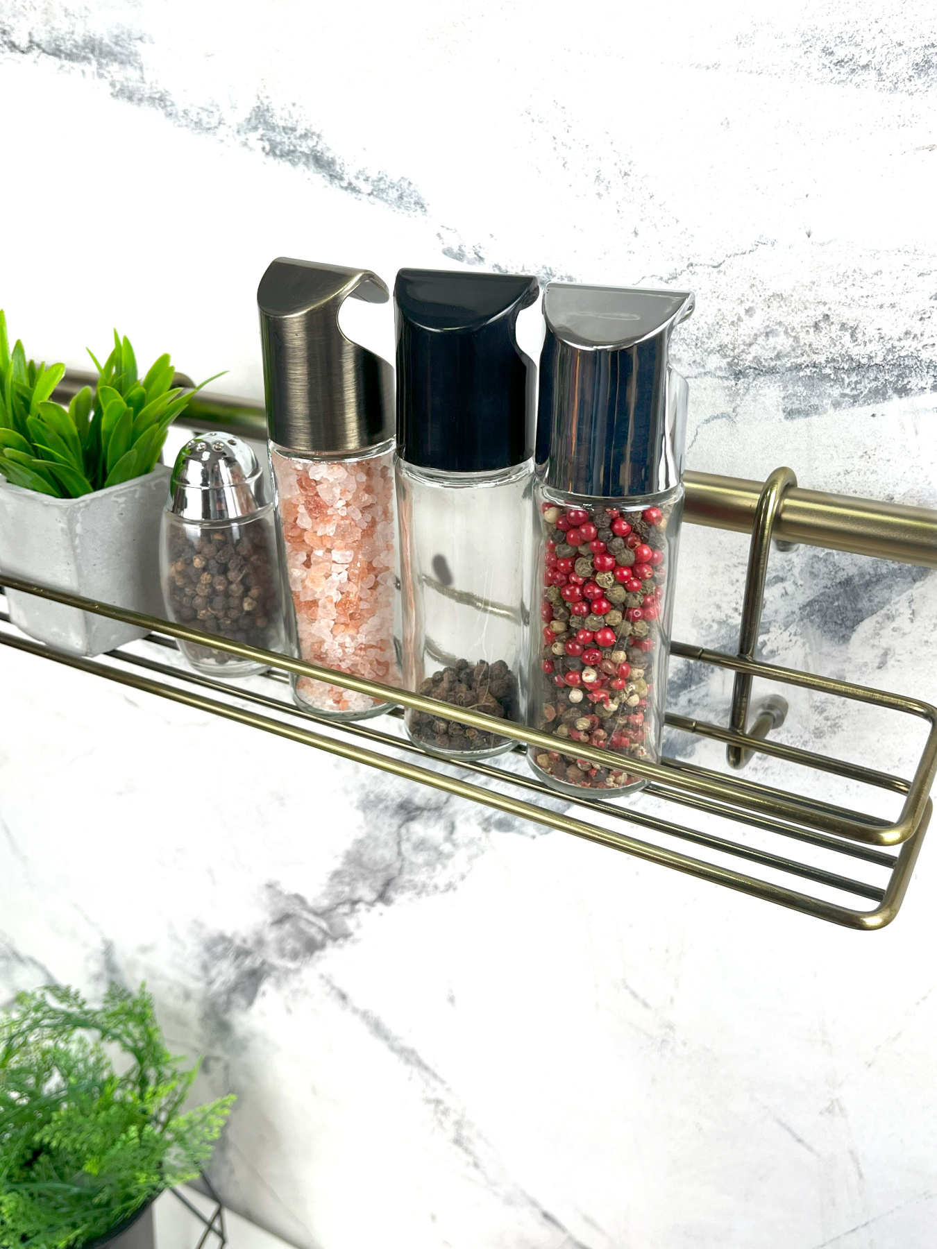 Полиця для спецій на рейлінг Lemax модель MX-062 BA Фото