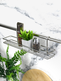 Полиця для спецій на рейлінг Lemax модель MX-062 NM Фото