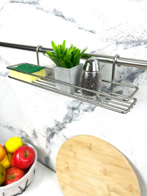 Полиця для спецій на рейлінг Lemax модель MX-062 NM Фото