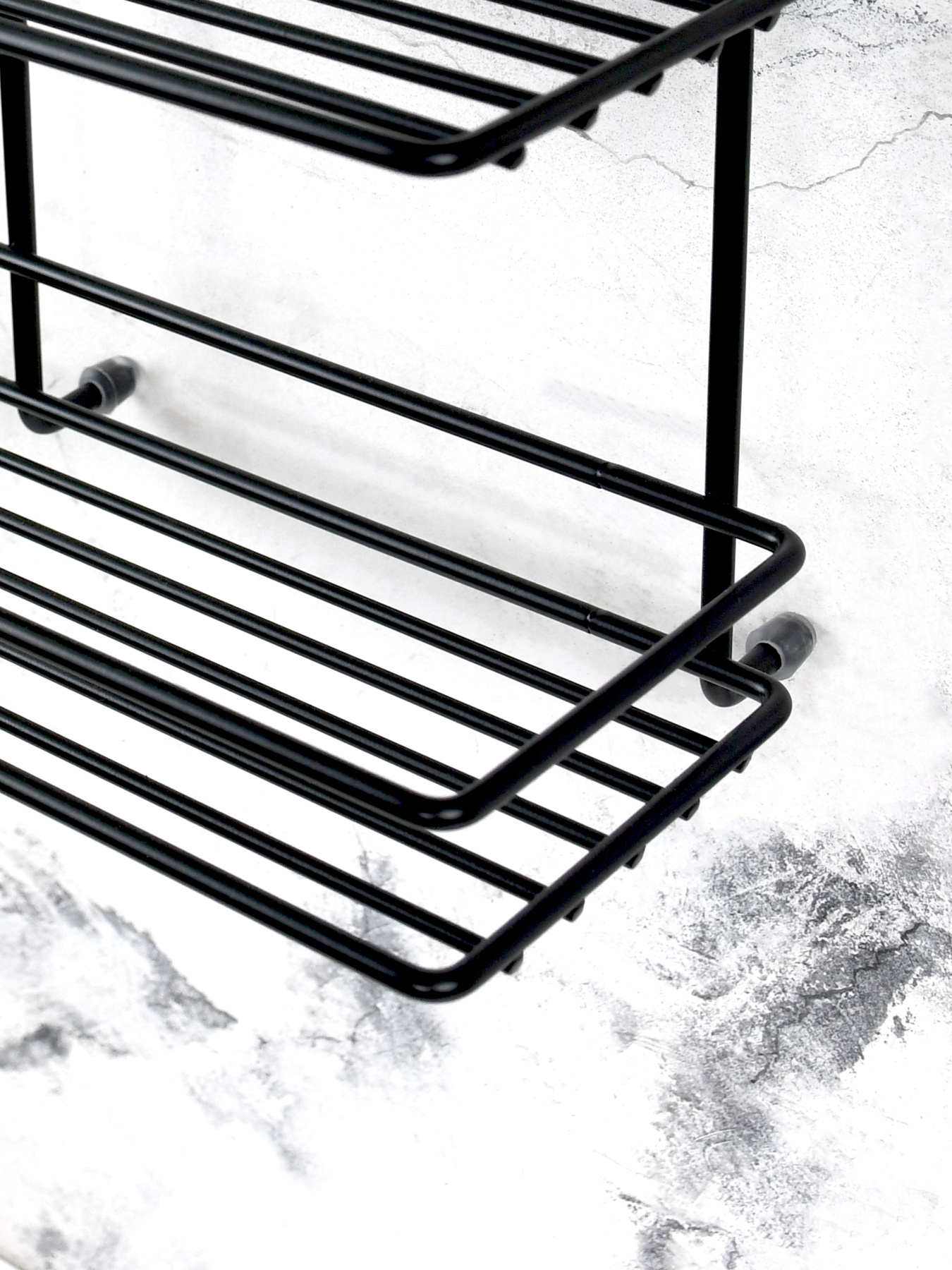 Полиця двоярусна мала на рейлінг Homax модель MX-066 BL Фото