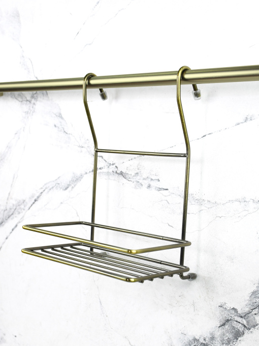 Полка одинарная малая на рейлинг Lemax модель MX-067 BA Фото