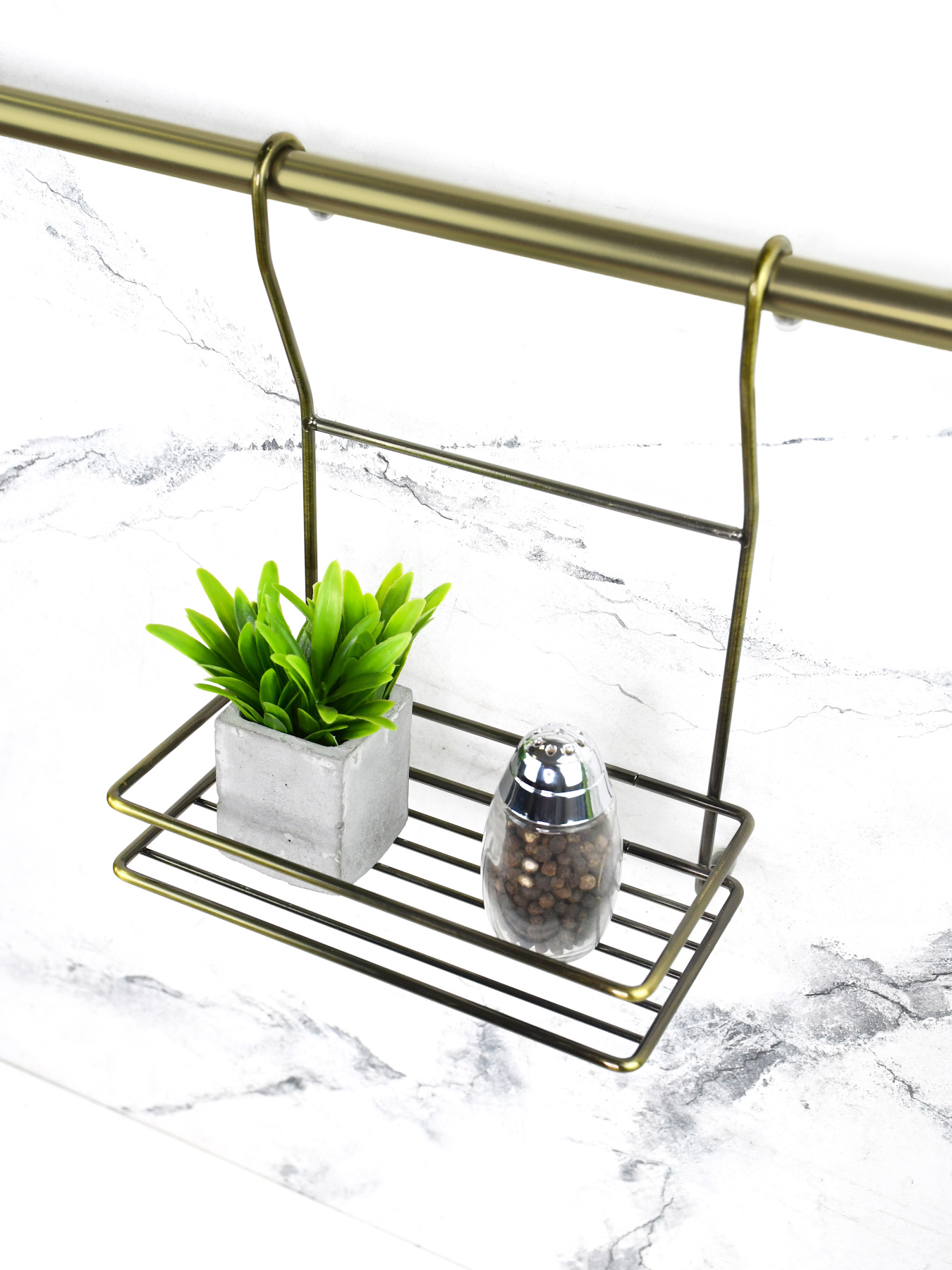 Полиця одинарна мала на рейлінг Lemax модель MX-067 BA Фото