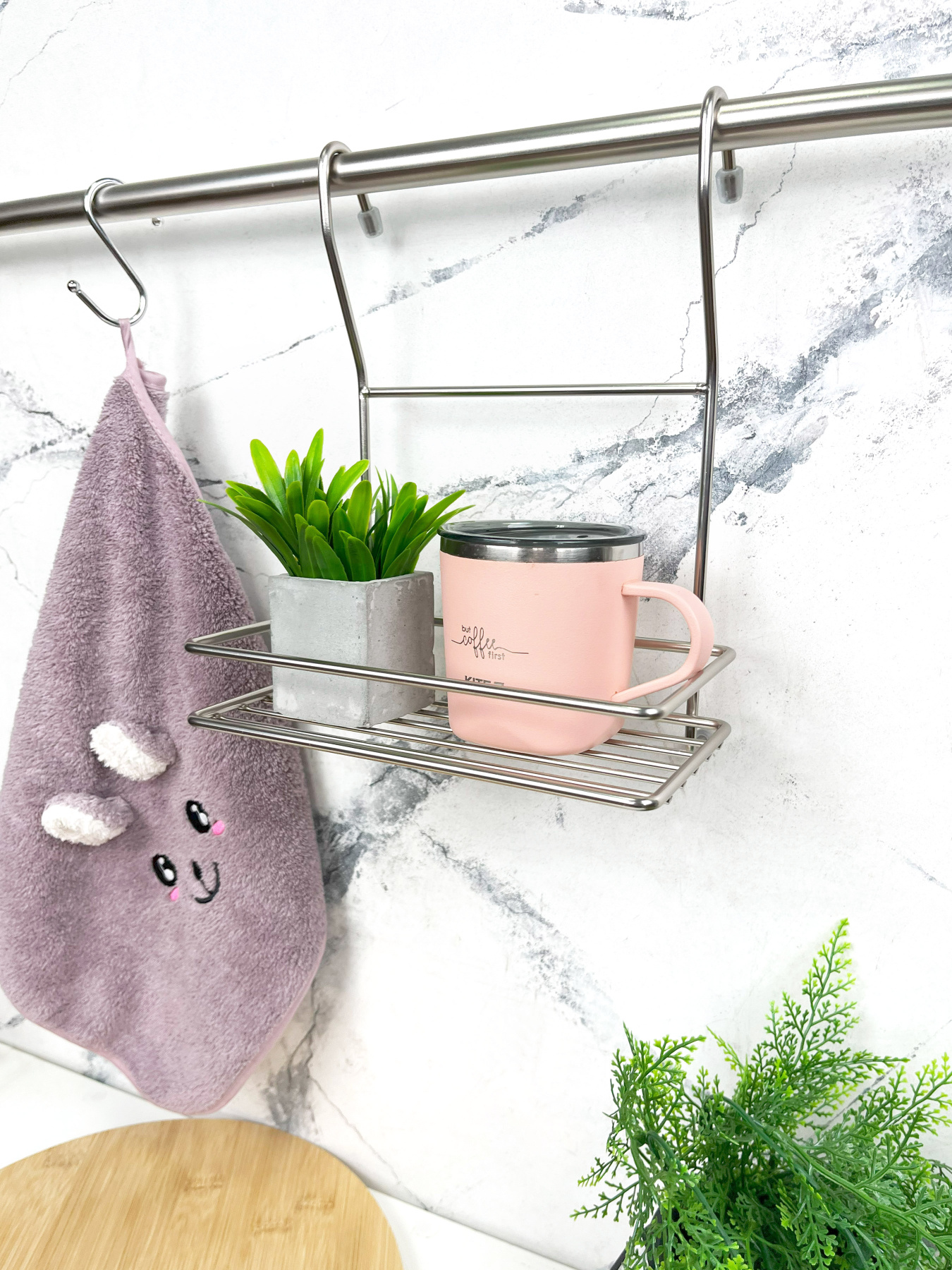 Полиця одинарна мала на рейлінг Lemax модель MX-067 NM Фото