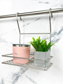 Полиця одинарна мала на рейлінг Lemax модель MX-067 NM Фото