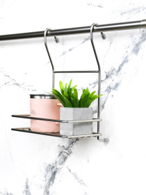 Полка одинарная малая на рейлинг Lemax модель MX-067 NM Фото