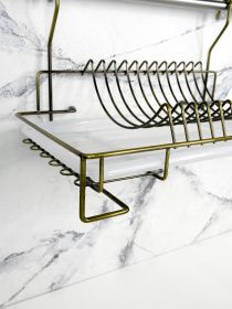 Сушарка для посуду на рейлінг Lemax модель MX-074 BA Фото