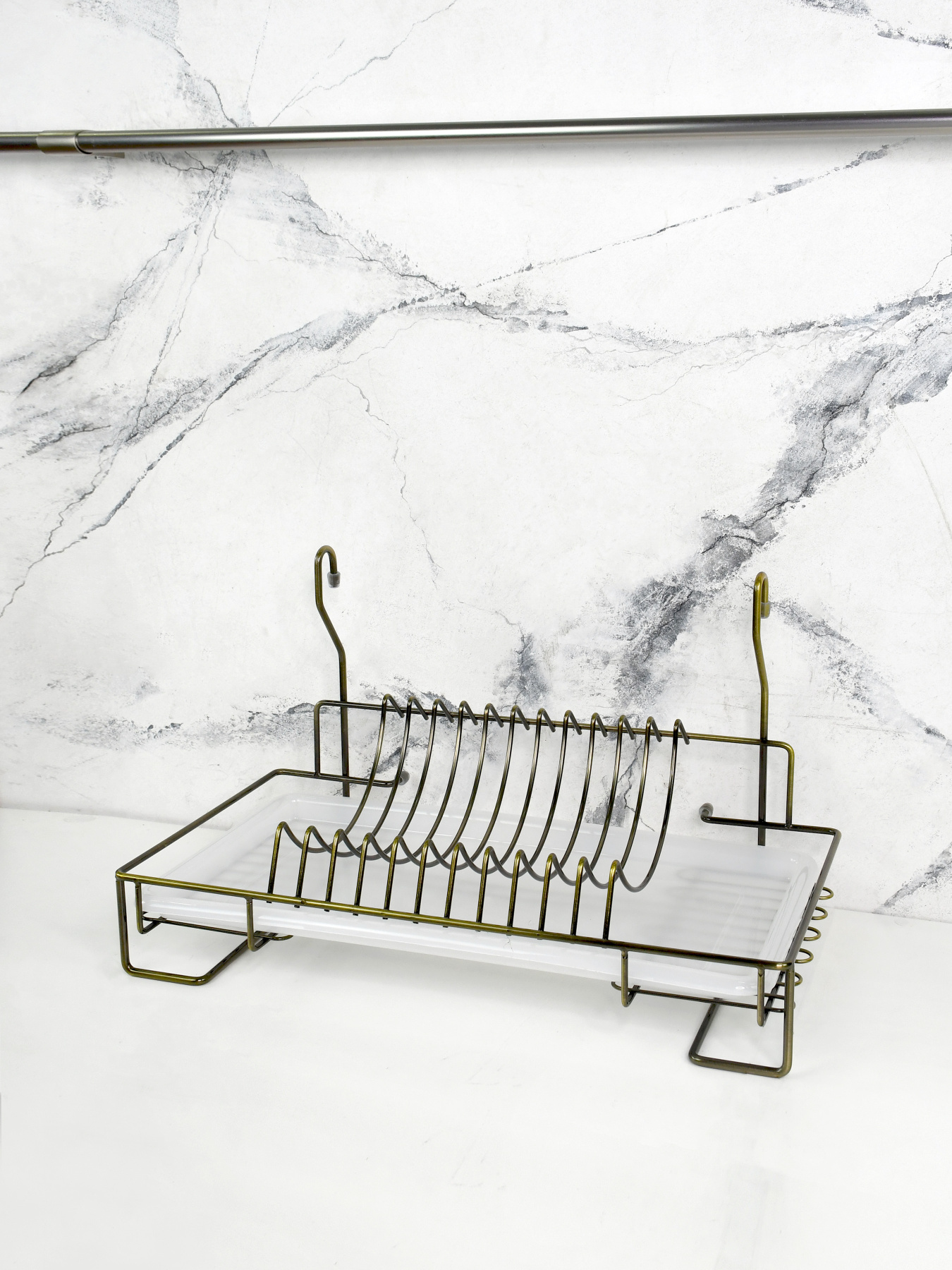 Сушарка для посуду на рейлінг Lemax модель MX-074 BA Фото