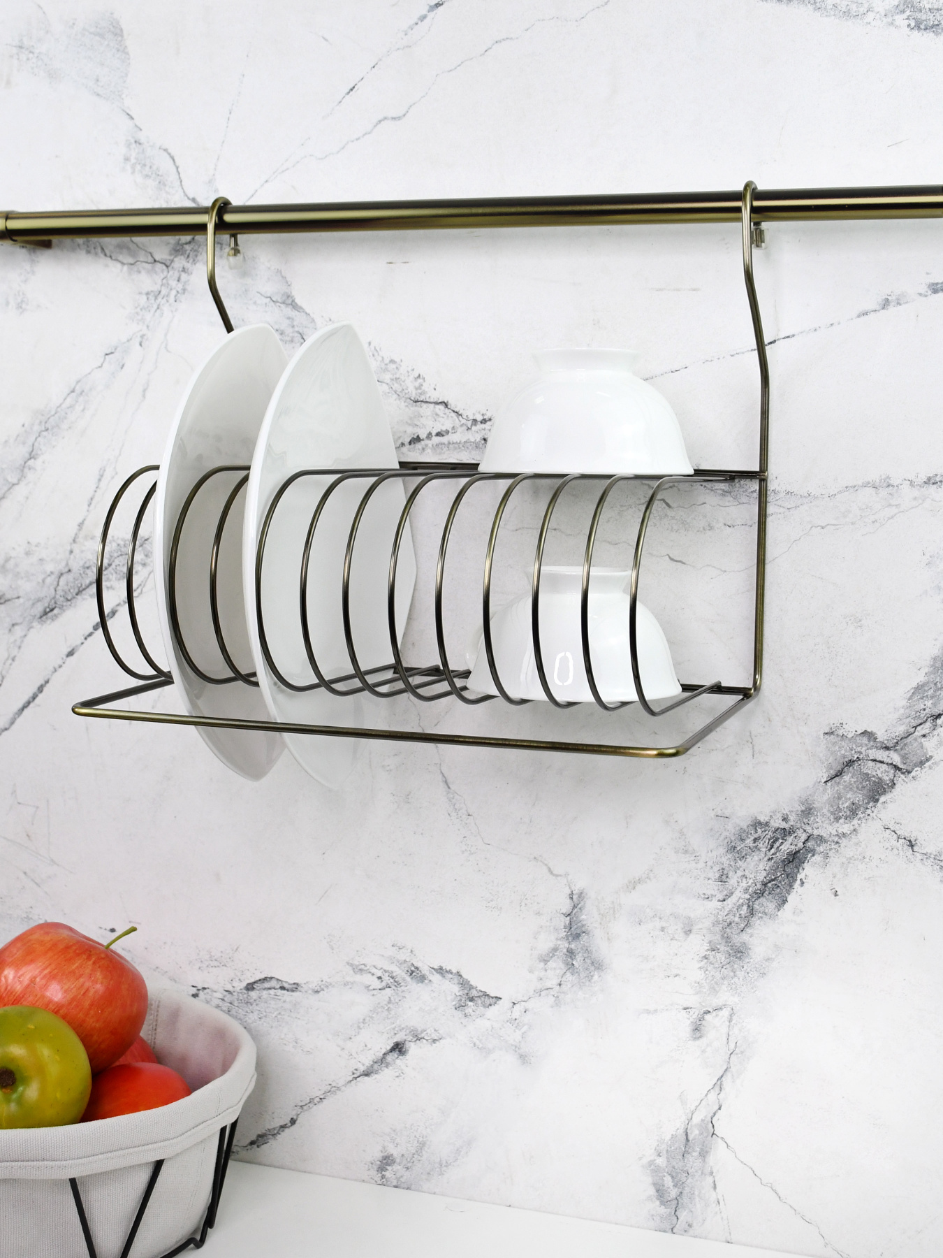 Сушарка для посуду на рейлінг Lemax модель MX-076 BA Фото