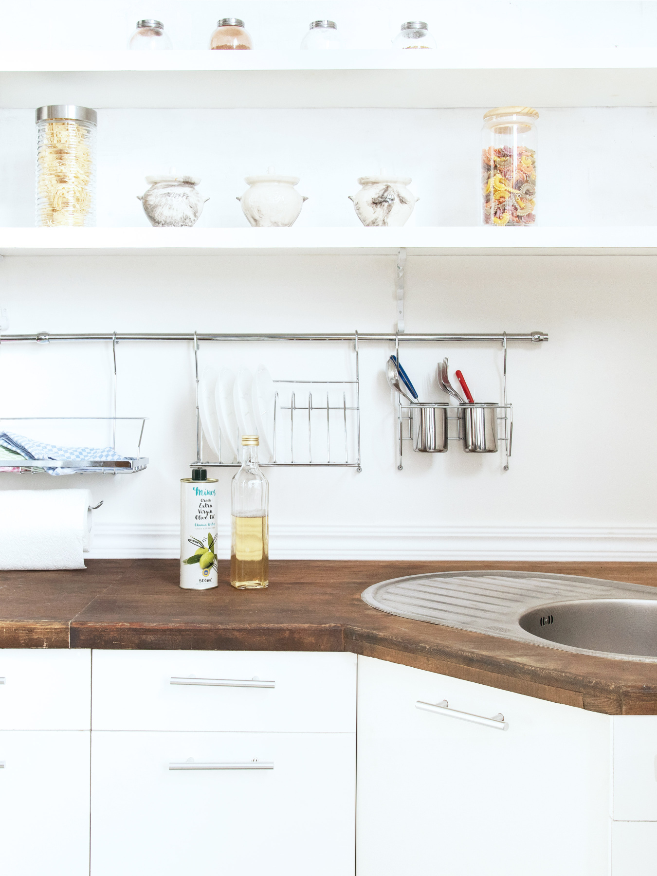 Стакан подвійний для столових приборів на рейлінг Lemax модель MX-425 Фото