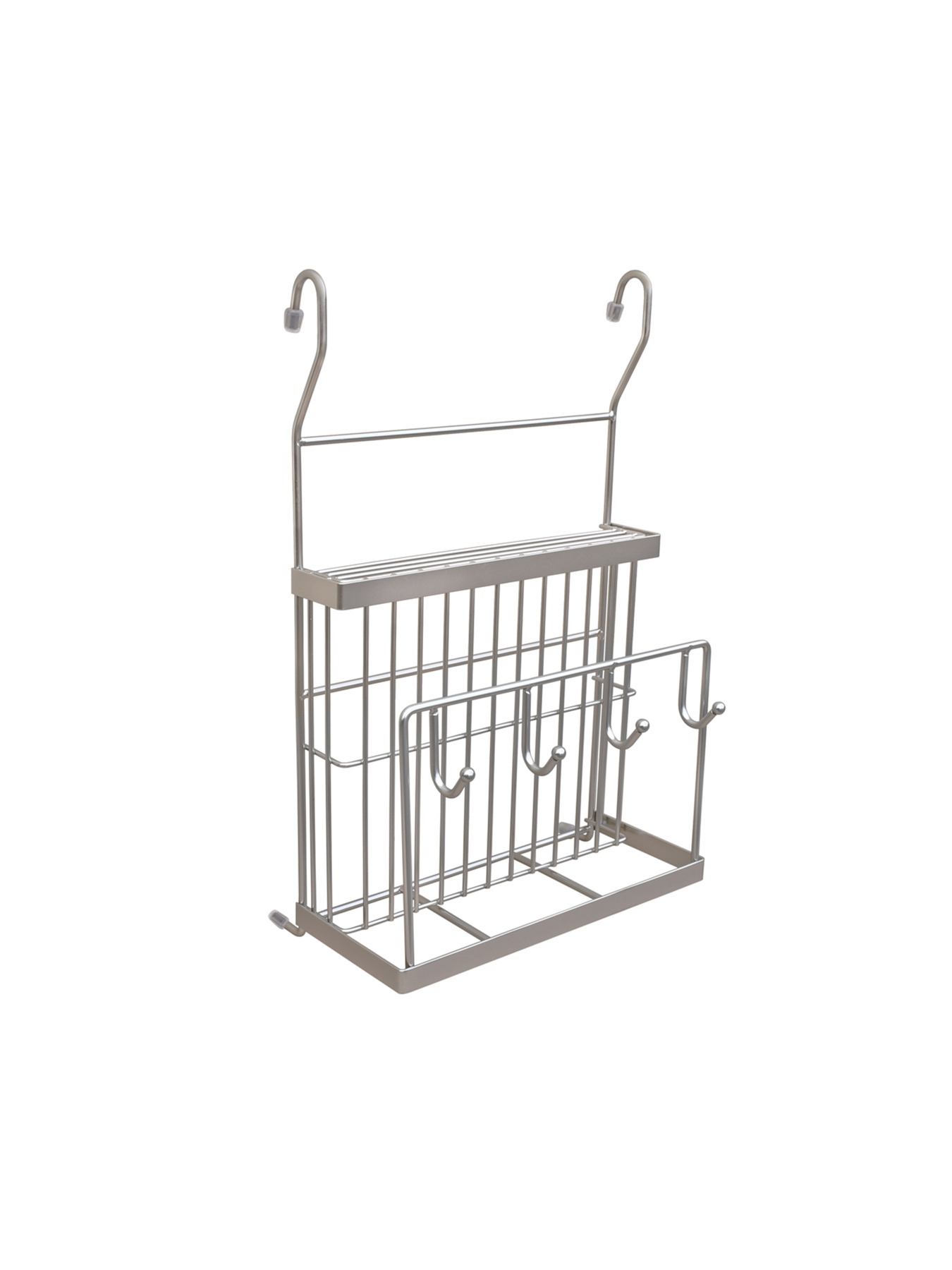 Полиця для ножів та дощок на рейлінг, хром Lemax модель MX-427 Фото